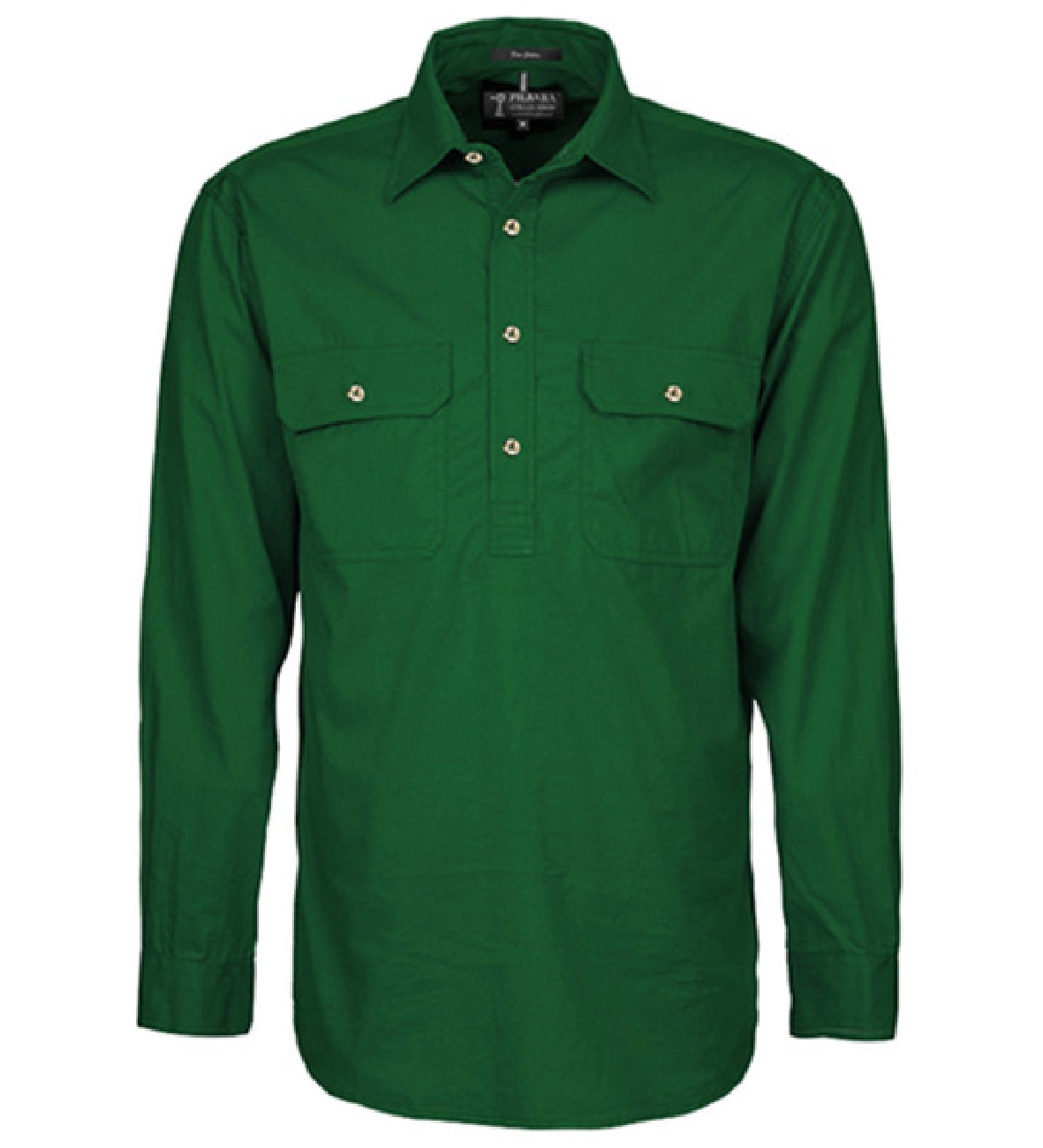 Pilbara Mens Closed Front LS Shirt