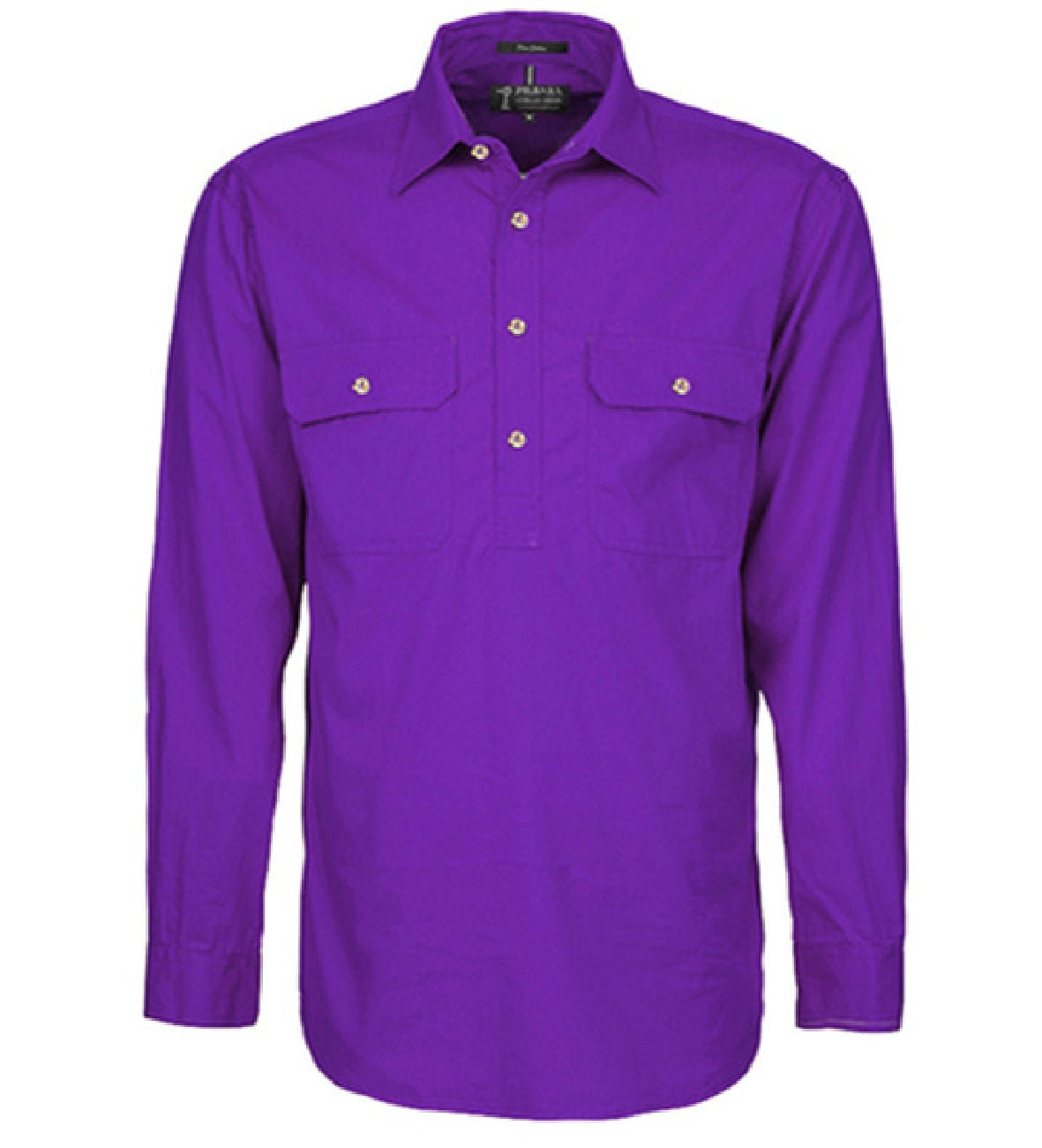 Pilbara Mens Closed Front LS Shirt