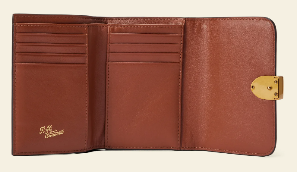 RM Williams Eden Stitched Mini Wallet