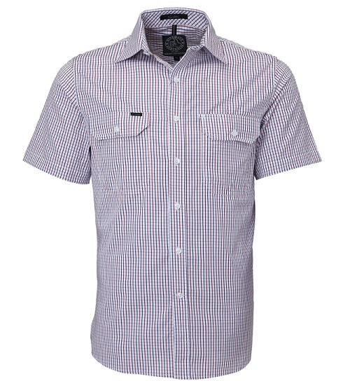 Pilbara Mens SS Shirt Double Pockets