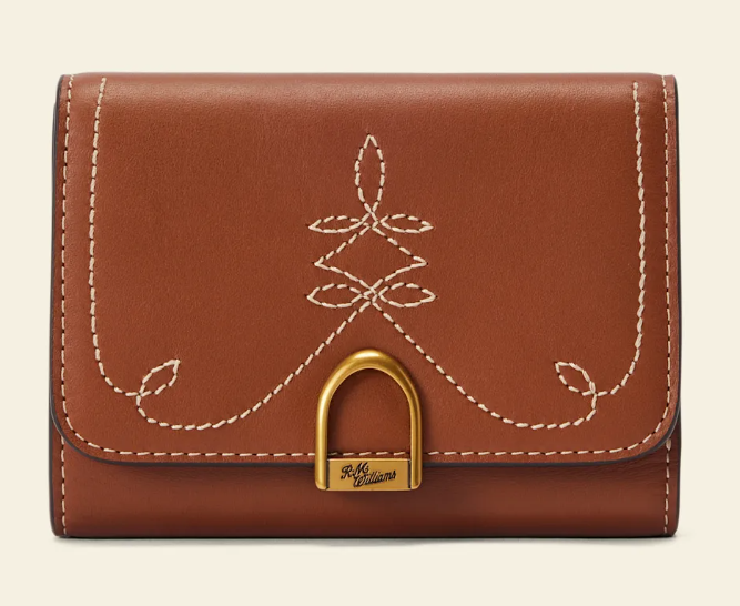 RM Williams Eden Stitched Mini Wallet