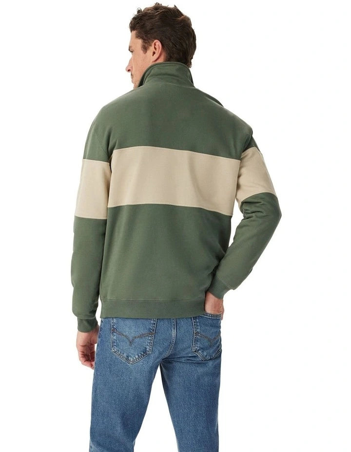 RM Williams Heritage 1/4 Zip Sweatshirt | Country Clothing - Mens Winter | Saddleworld Ipswich