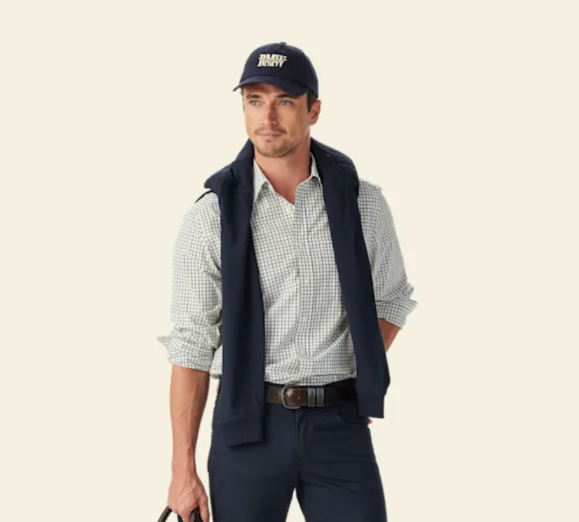 RM Williams Newland Poplin Check Shirt | Country Clothing - Mens Shirt | Saddleworld Ipswich