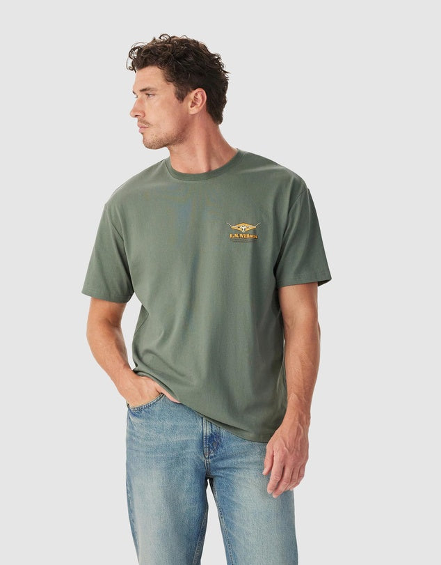 RM Williams Percy T Shirt | Country CLothing - Mens T Shirt | Saddleworld Ipswich