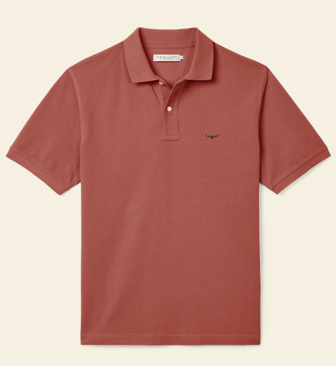 RM Williams Rod Polo | Country Clothing - Mens Polos and T Shirts | Saddleworld Ipswich