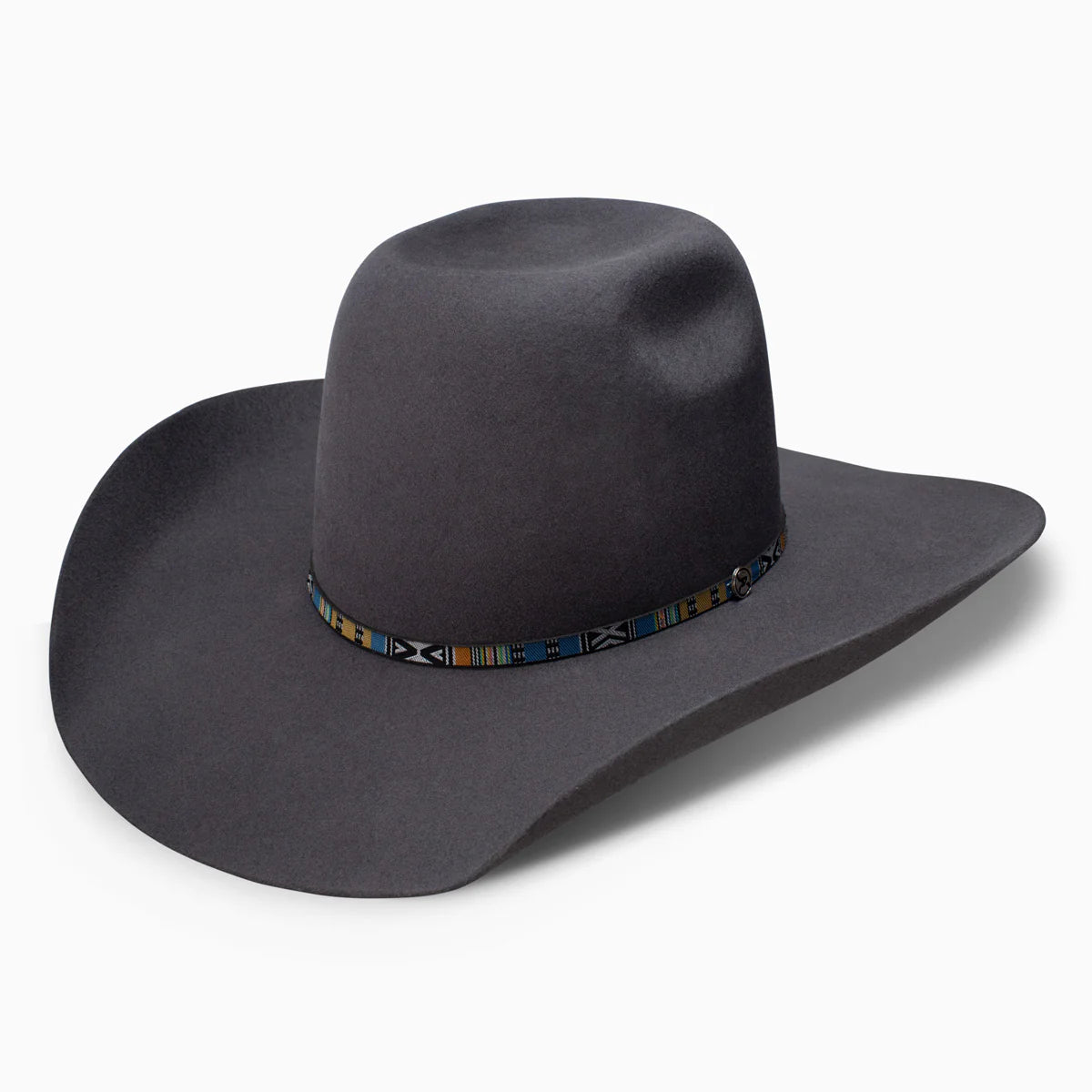 Resistol Silver Smoke Hooey 4X Wool Felt