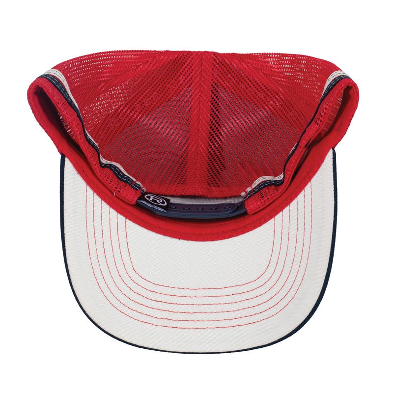 Roper Trucker Cap Patch Red/Navy | Saddleworld Ipswich | Country Clothing | Caps 