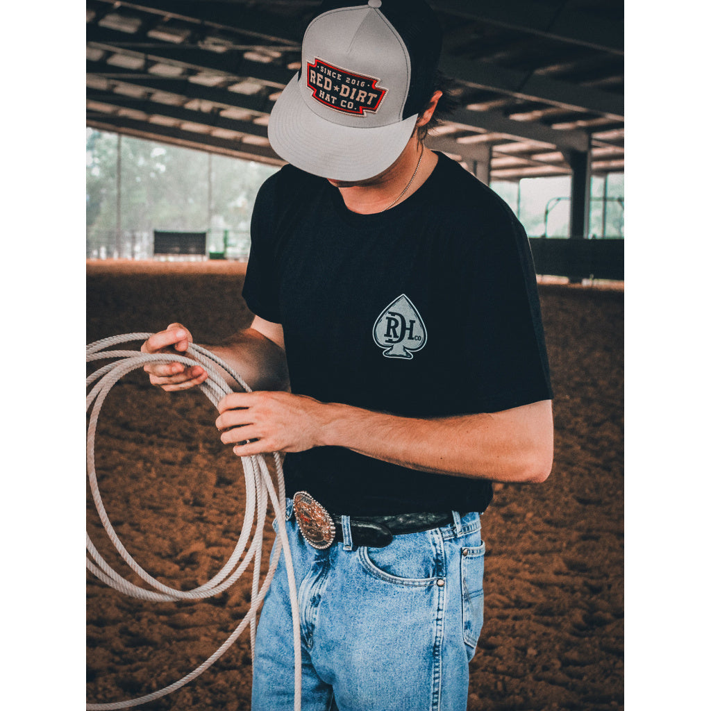 Red Dirt Hat Co - T Shirt - Hold Em | Country CLothing - T Shirt | Saddleworld Ipswich