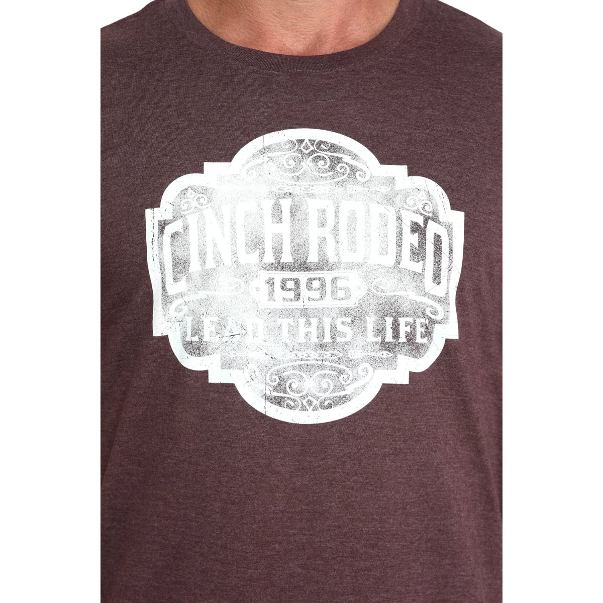 Cinch Mens Purple Tee