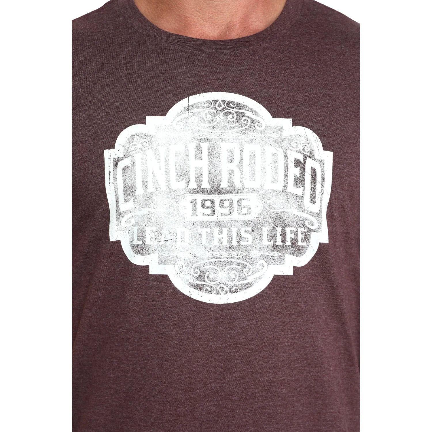 Cinch Mens Purple Tee