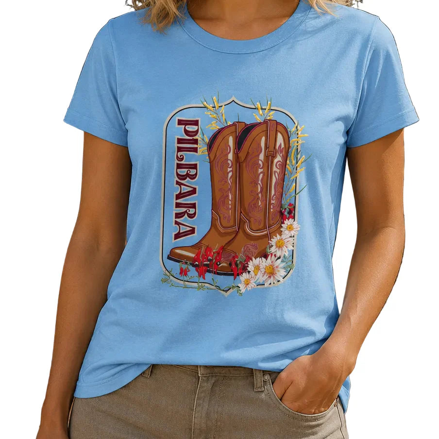 Pilbara Wmns Boot Scoot T Shirt
