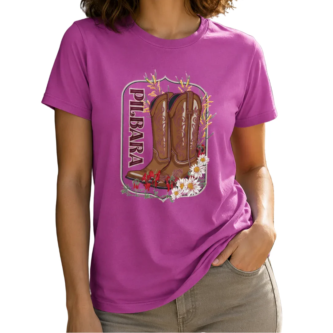 Pilbara Wmns Boot Scoot T Shirt