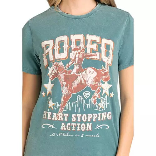 Rock and Roll Denim Wmns Graphic Rodeo T Shirt | Country Clothing - Mens  T Shirt | Saddleworld Ipswich