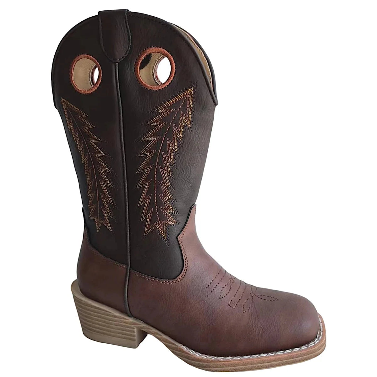 Roper Big Kids Walker Brown/Chocolate | Boots - Roper | Saddleworld Ipswich