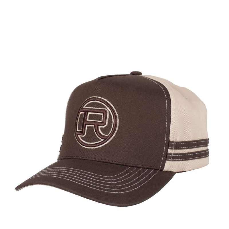 Roper Cap Logo Chocolate Stone | Saddleworld Ipswich | Country Clothing | Caps