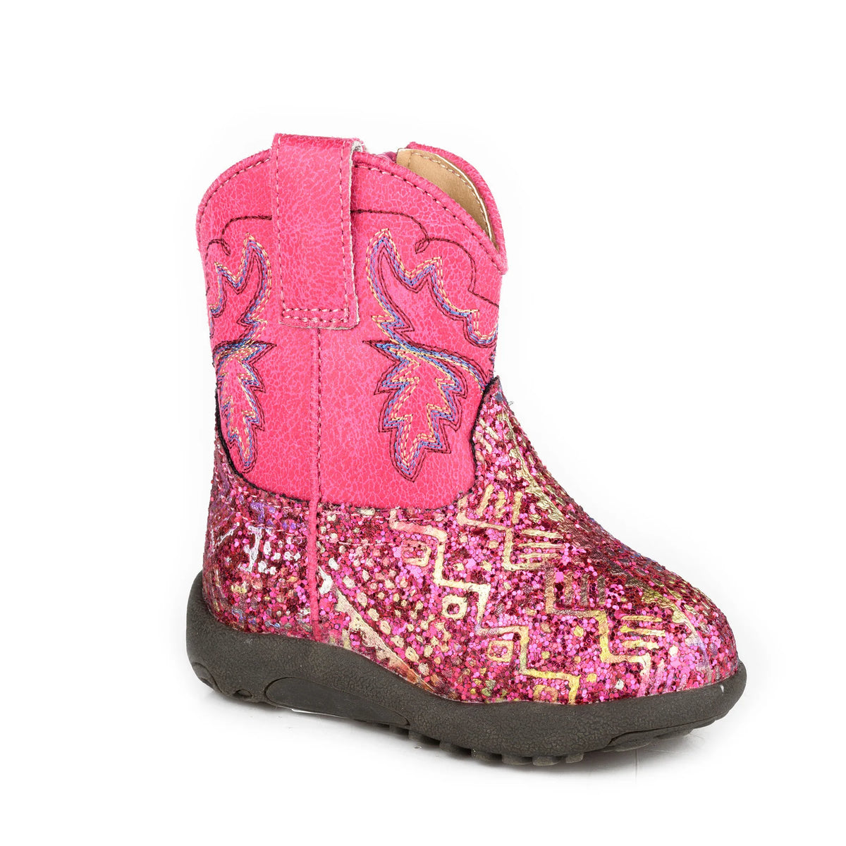 Roper Infant Aztec II Fuschia Glitter/Fuschia | Boots - Roper | Saddleworld Ipswich