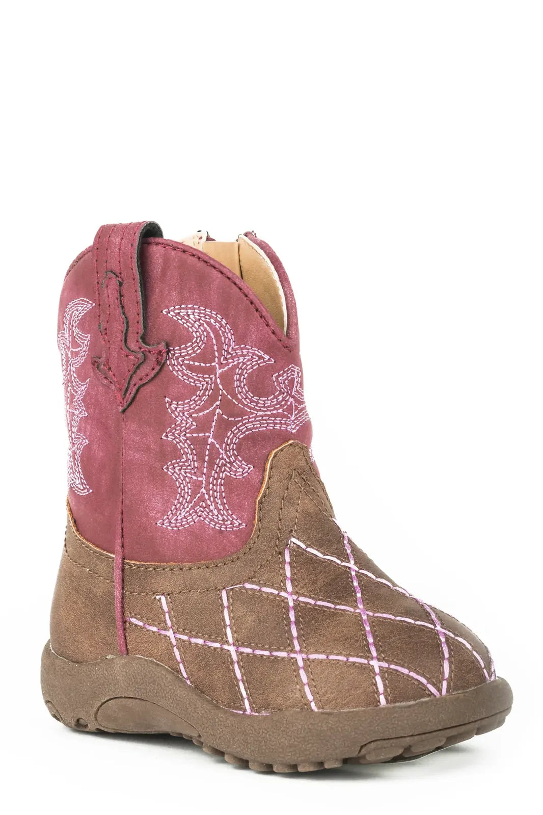 Roper Infant Cowbaby Crosscut Raspberry | Boots - Roper | Saddleworld Ipswich