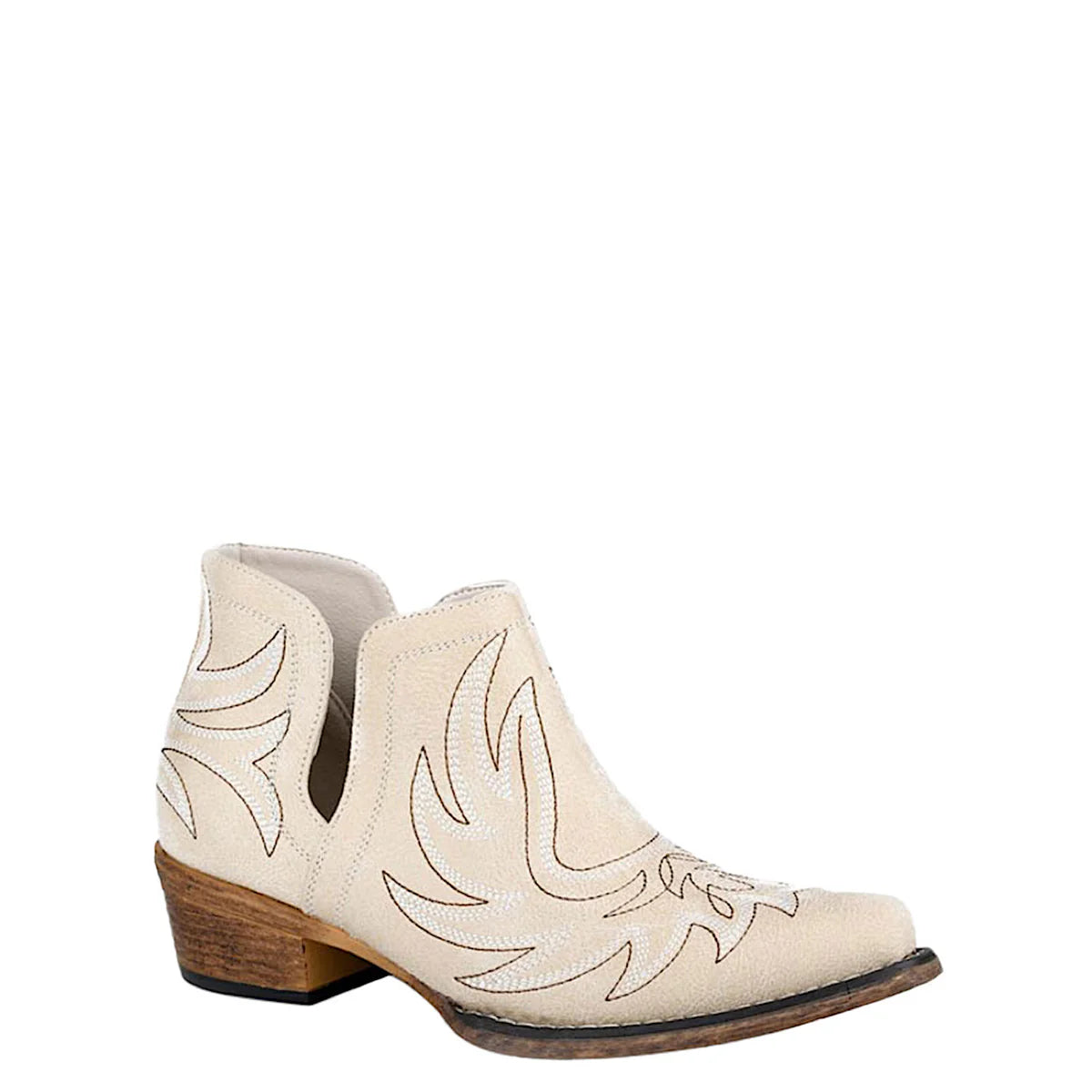 Roper Wms Ava Vintage White | Boot - Roper | Saddleworld Ipswich