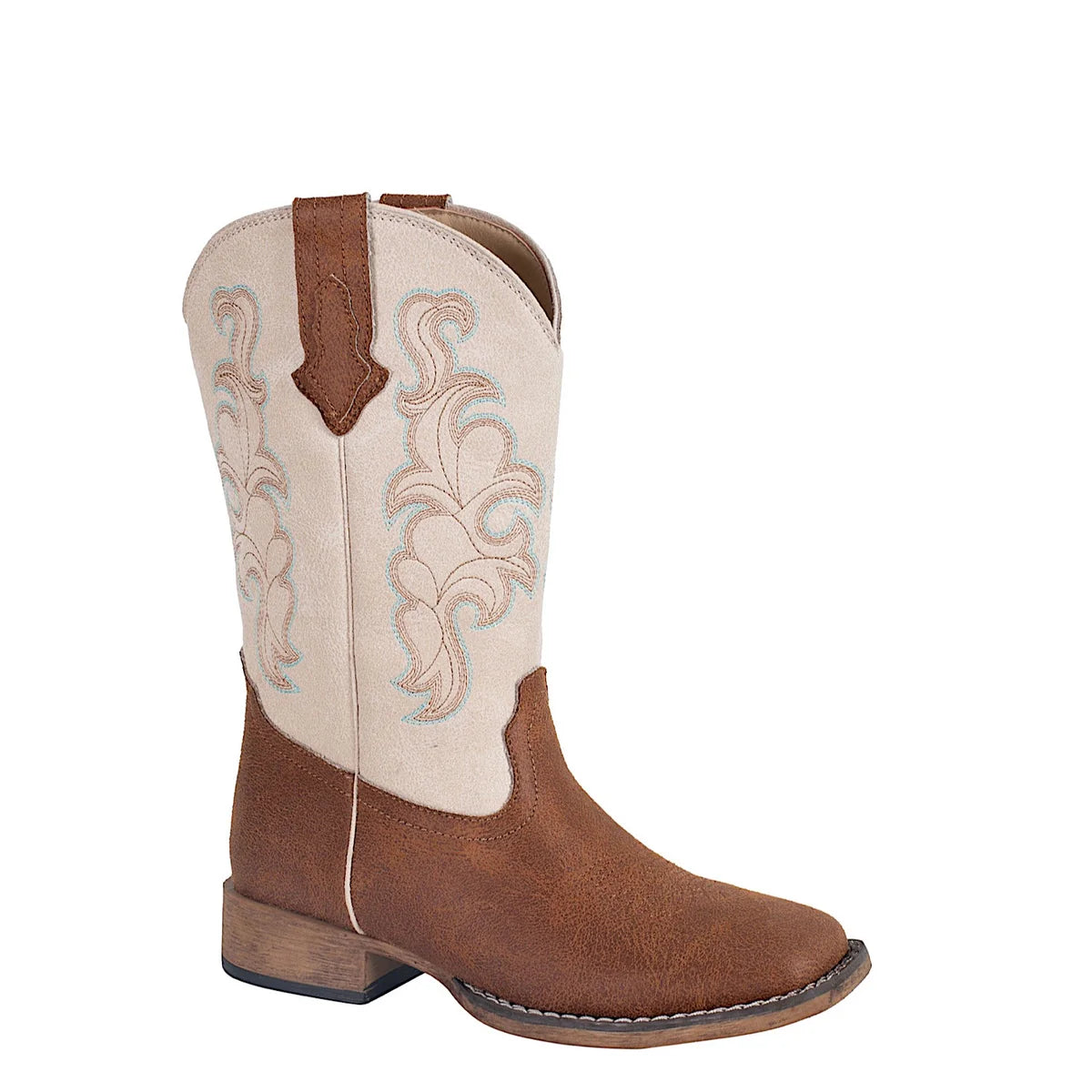 Roper Wms Cowboy Classic Tan/Cream | Boots - Roper | Saddleworld Ipswich
