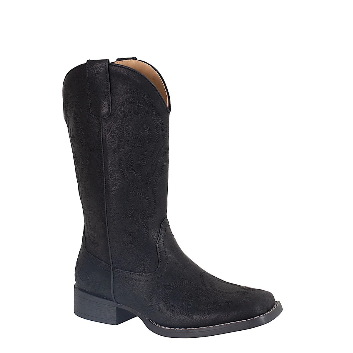 Roper Wms Riley Square Toe Black | Boots - Roper | Saddleworld Ipswich