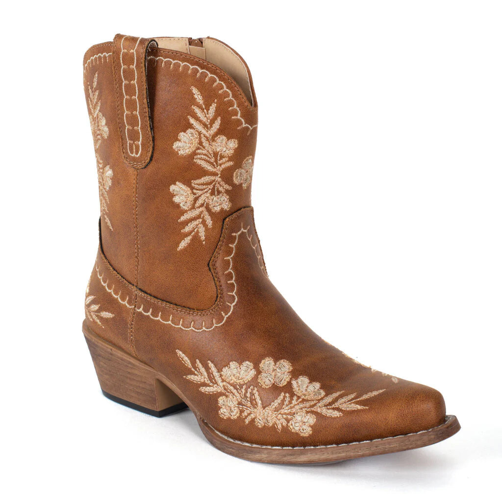 Roper Wms Wynona Vintage Tan | Boots - Roper | Saddleworld Ipswich
