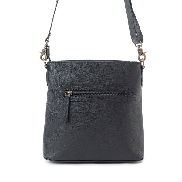Glorious Rangelands Crossbody Bag in Black and White