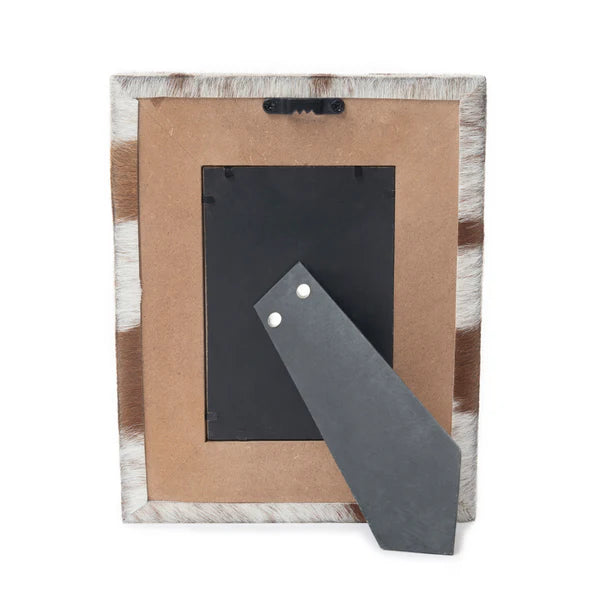 Tumbleweed Trail Photo Frame in Brown and White