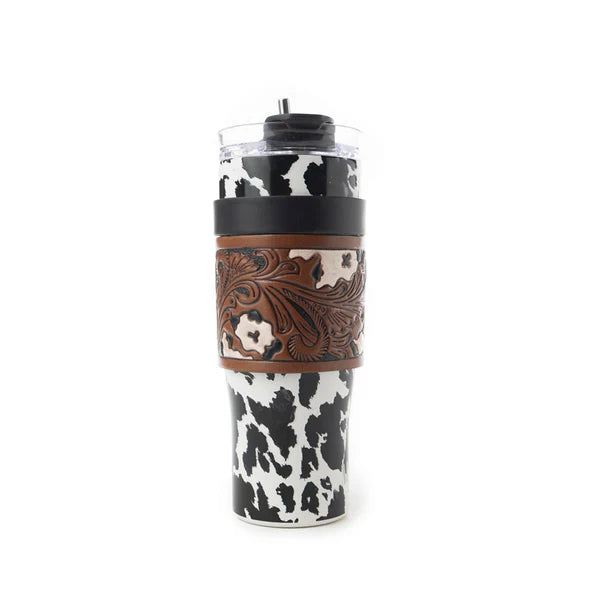 Wide Wyoming Tumbler Black and White