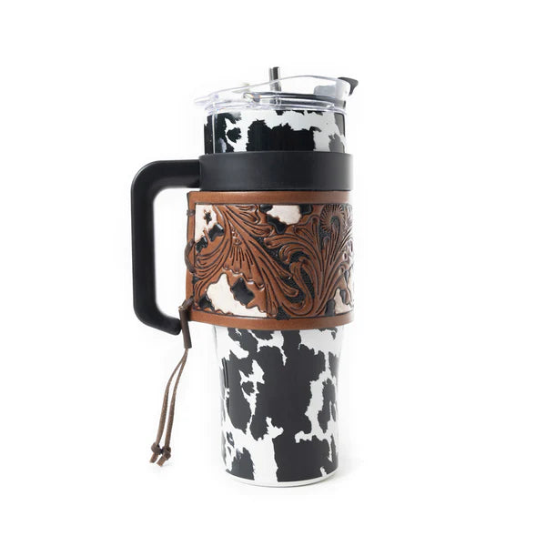 Wide Wyoming Tumbler Black and White