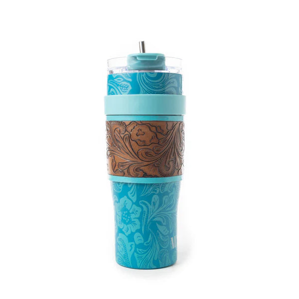 Wide Wyoming Tumbler Blue