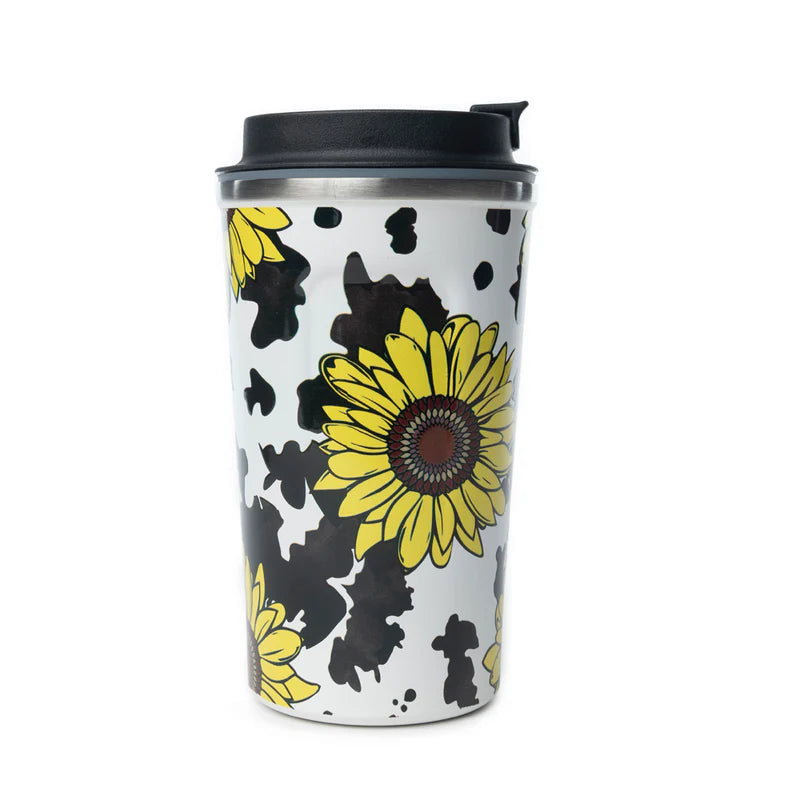 Western Trail Brew Stainless Steel Mug in Sunflower Yellow