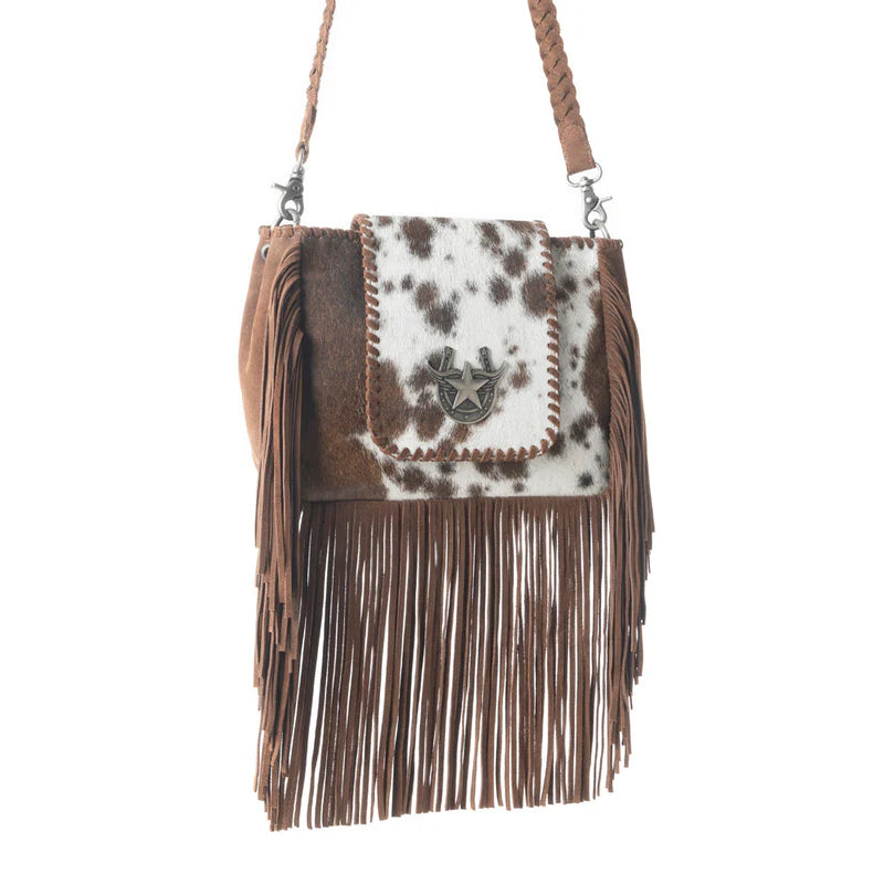 Wildhide Fringe Leather Bag in Desert Mocha
