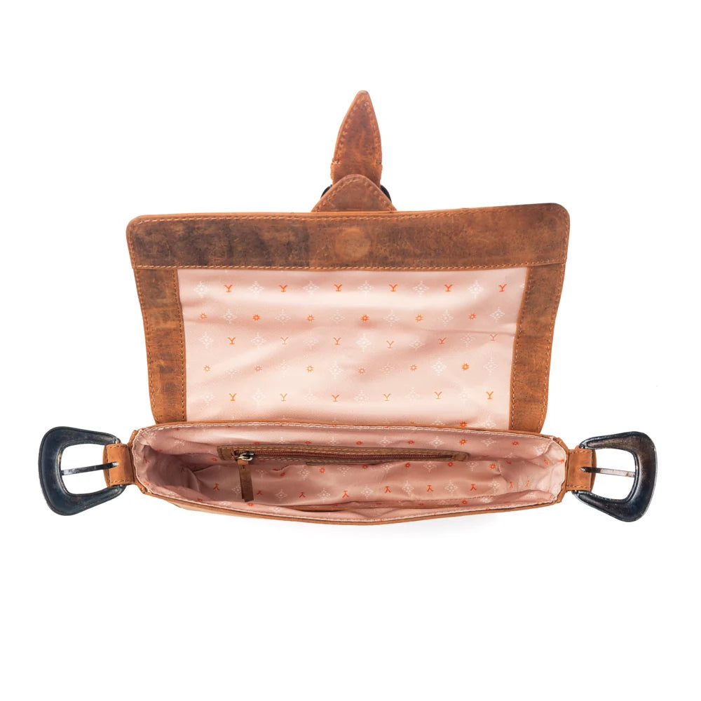 Yellowstone Amber Paradise Handbag with Rivets