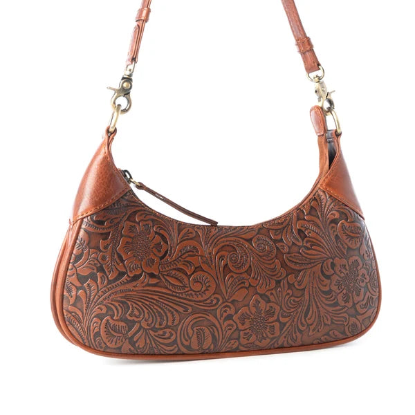 Heritage Vine Embossed Leather Bag | Giftware - Handbag | Saddleworld Ipswich