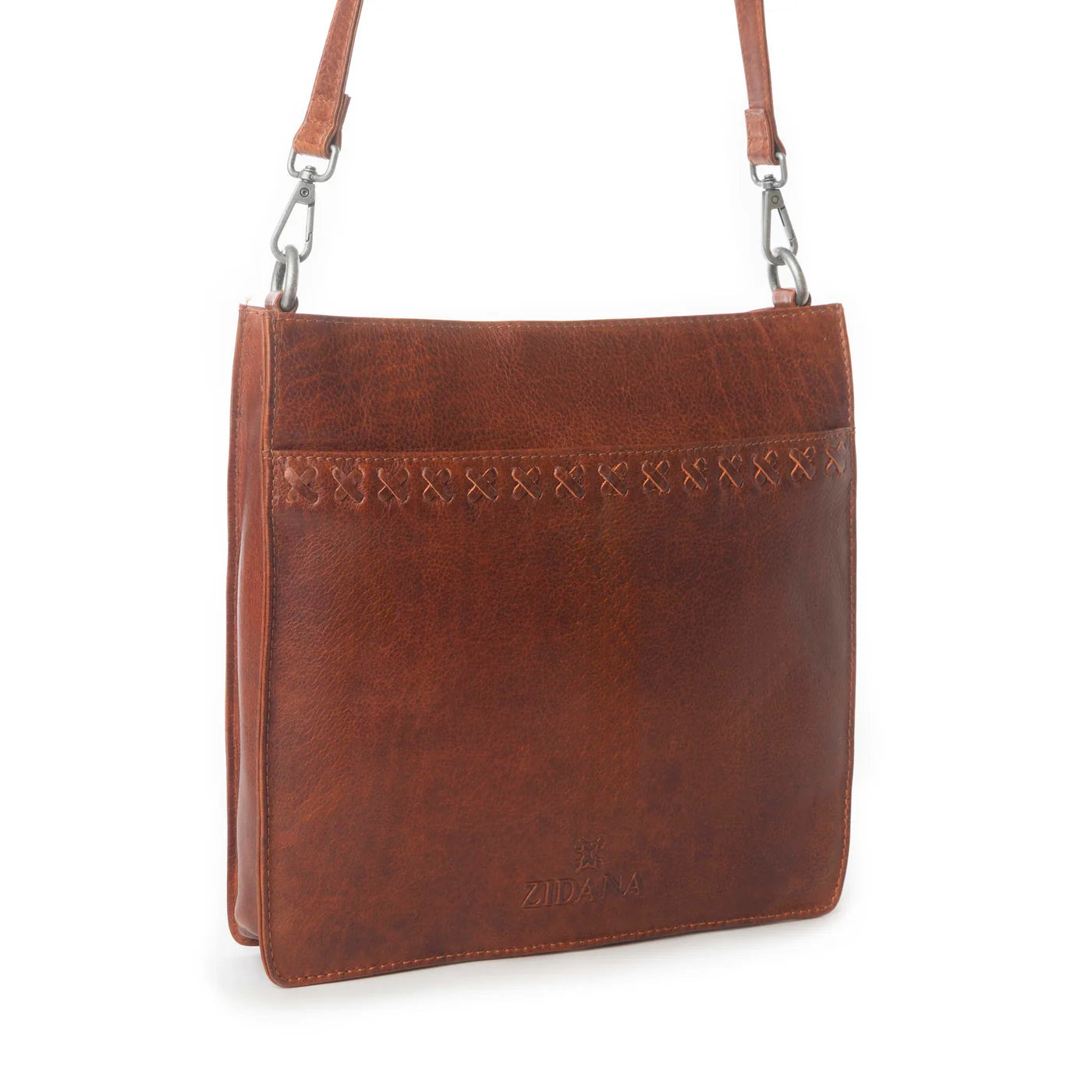 Myra Zidana Mirelle Woven Veg Tanned Leather Sling Bag in Aged Copper | Giftware - Handbag | Saddleworld Ipswich