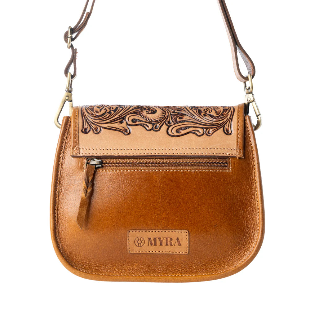 Goldrush Saddle Handtooled Bag
