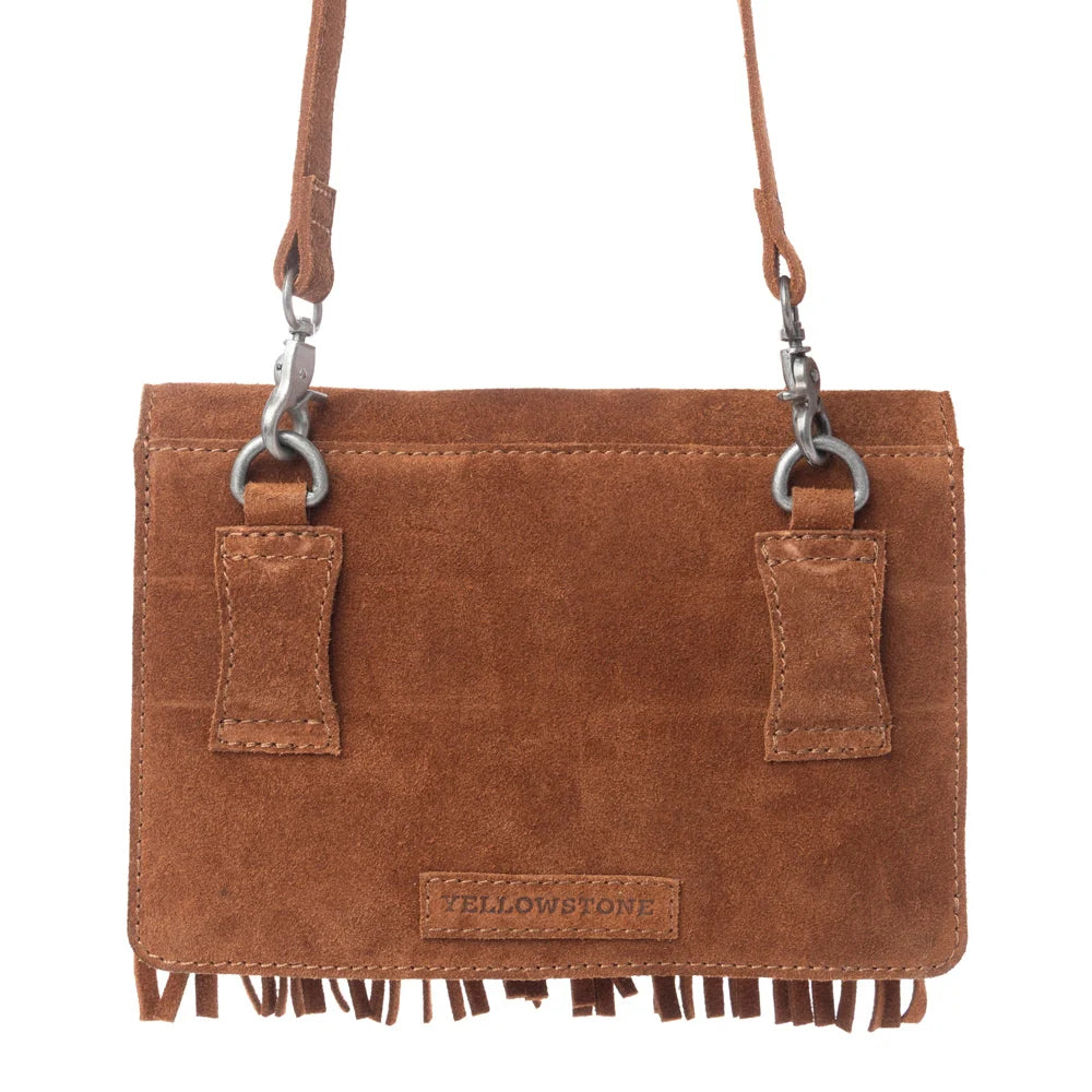 Yellowstone Highland Range Suede Leather Belt Bag
