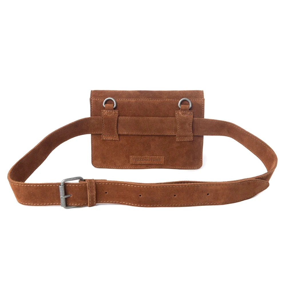 Yellowstone Highland Range Suede Leather Belt Bag