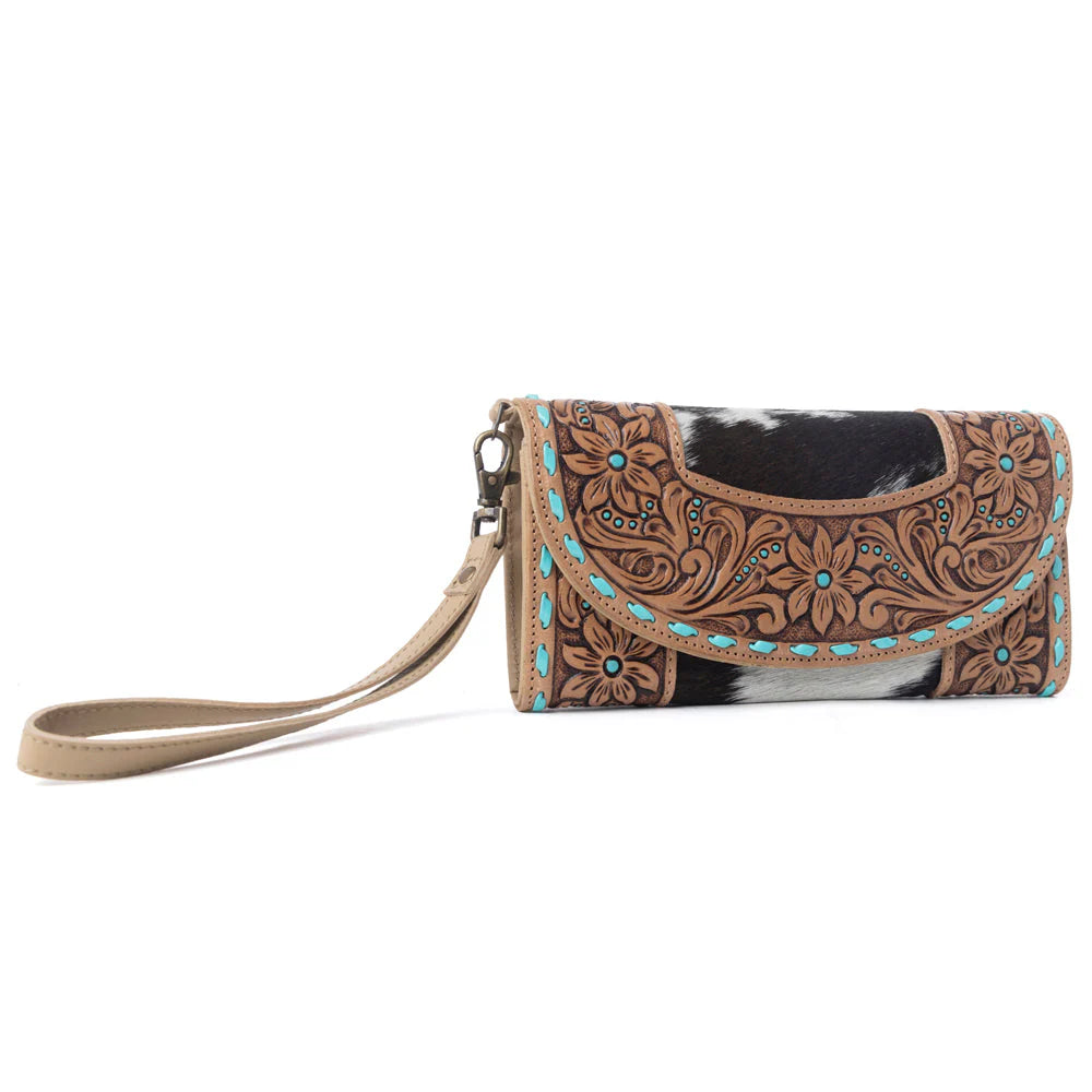 Myra Stoneflower Harion Leather Wmns Wallet in Onyx Pearl | Giftware - Handbag | Saddleworld IPswich