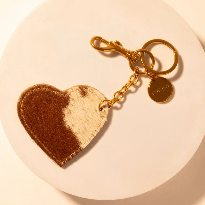 Cocoa Charm Heart Key Fob