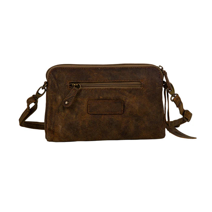 Auburn Montana Leather and Hairon Bag