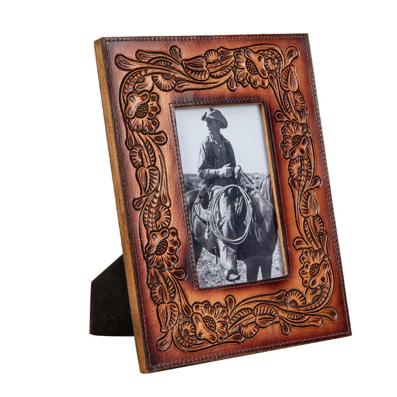 This Moment In Time Hand Tooled Photo Frame