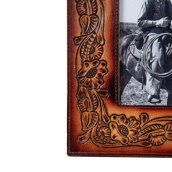 This Moment In Time Hand Tooled Photo Frame