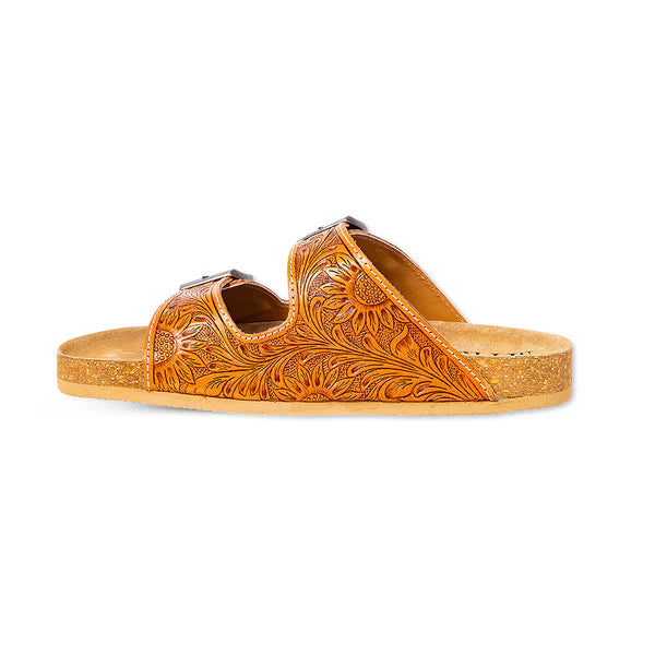 Molly Mega Hand-Tooled Sandals