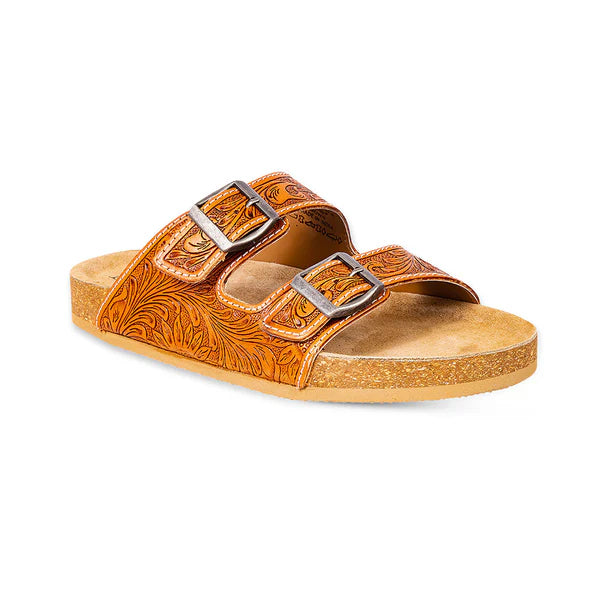 Molly Mega Hand-Tooled Sandals