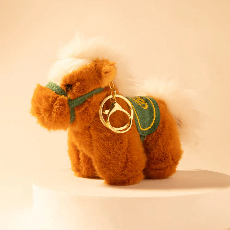 Western Whimsy Horse Bag Charm Brown