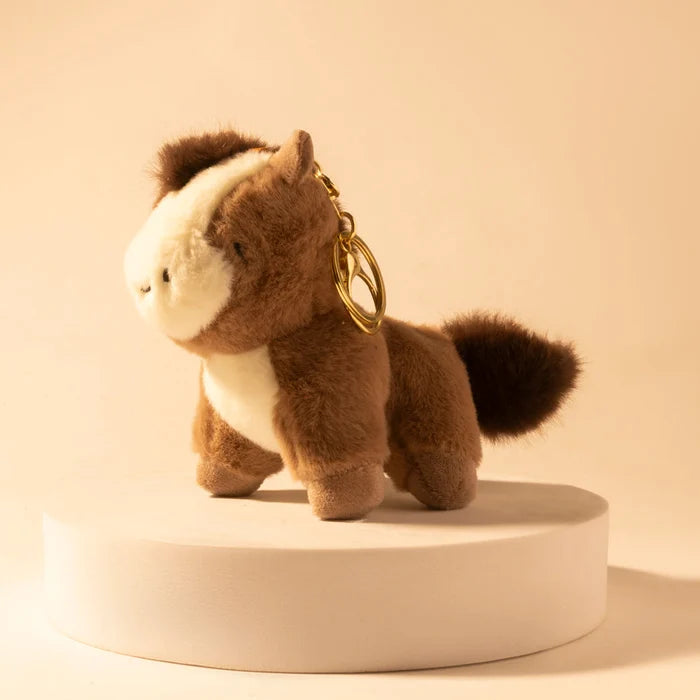 Saddle Sweetheart Bag Charm in Desert Fawn
