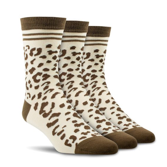 Ariat Wms Charm Crew Socks Leopard Camo