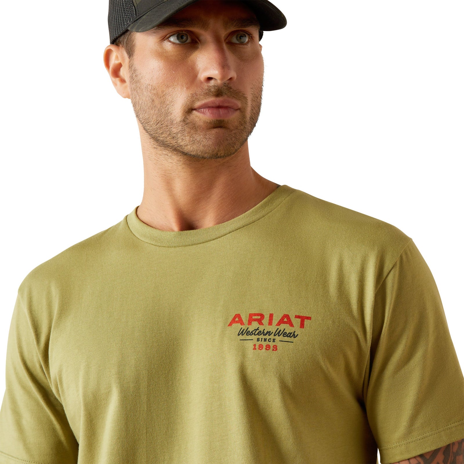 Ariat Mns Full Circle SS Tee Tent Green