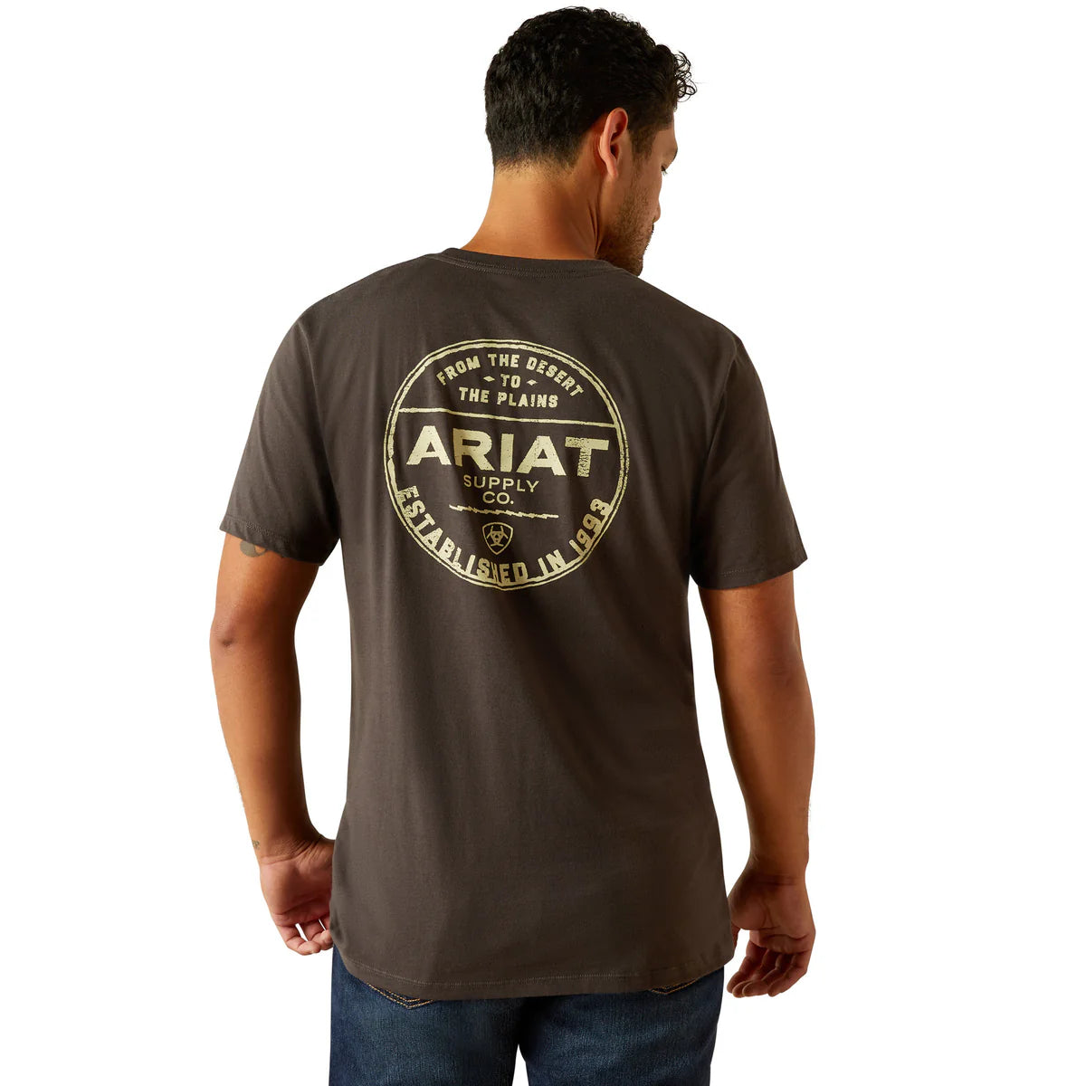 Ariat Mns Explore Circle SS Tee Vintage Black